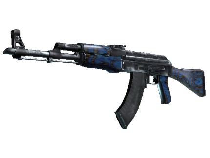 AK-47 Blue Laminate Skin